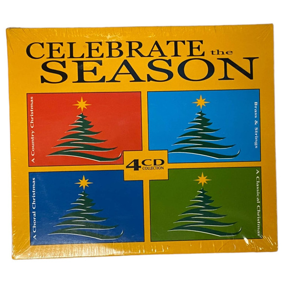 Celebrate the Season 4 Christmas CD Set Country Classical Easy Listen NEW SEALED - Picture 1 of 2
